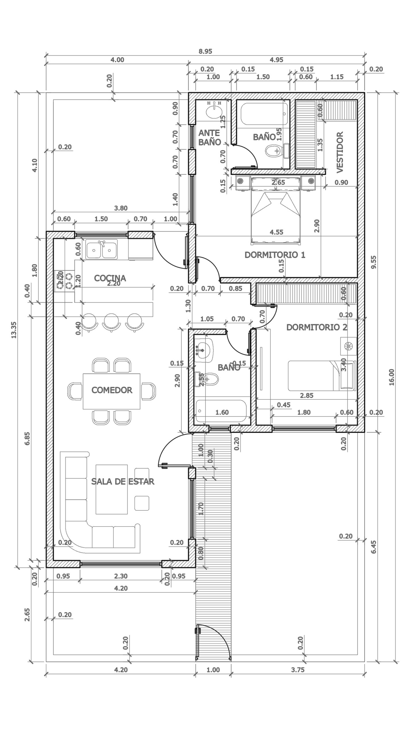 Plano de techos
